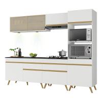 Cozinha Completa Veneza Up Fg2037 Com Leds Armário E Balcão Branca - 7