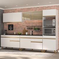 Cozinha Completa Veneza Gw Fg3689 Com Armário E Balcão Branca - 10