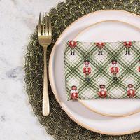 Guardanapo Copa E Cia 4 Peças Home 45x45cm Natal Quebra Nozes - 3