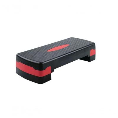Step Aeróbico Com Altura Regulável – Plataforma De Exercícios Funcional - Preto E Vermelho