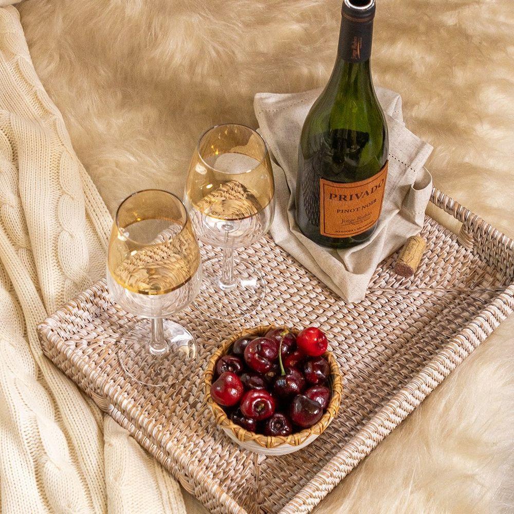 Taça Copa E Cia Duo Filetada Ouro 430ml Em Vidro âmbar - 4