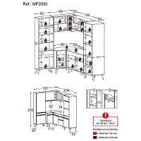 Cozinha Completa De Canto Veneza Gw Mp2050 Com Armário E Balcão Branca - 6