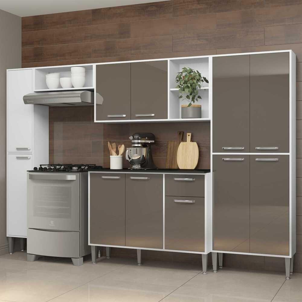 Cozinha Completa Armário e Balcão Xangai Classic Multimóveis - 8