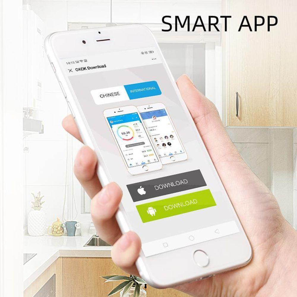 Balança Digital Corporal Bioimpedância Bluetooth Imc - 2