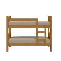 Beliche Pequim Art Panta 100% Mdf C/ Escada Vira 2 Camas P/colchão 188x88- Super Reforçada - Nature - 2