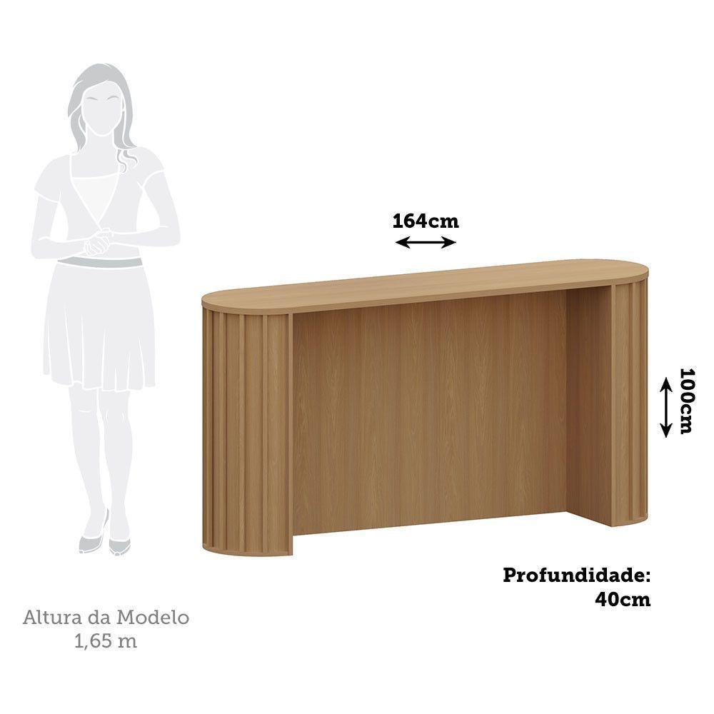 Bancada Ilha Ripada Para Cozinha Com Tampo Lumina Luciane Mó Freijó - 2