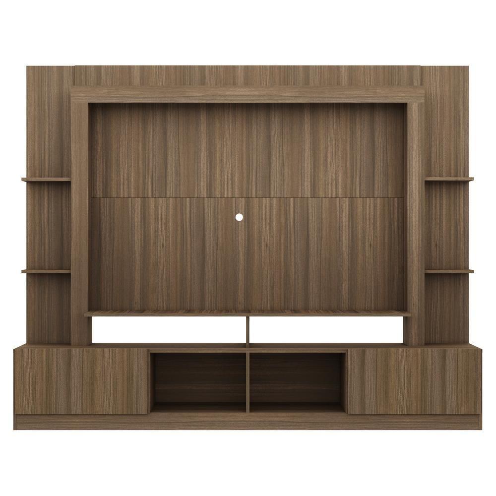 Estante Com Suporte Tv 65" E 2 Portas Oslo Multimóveis V3386 Madeirada Madeirado - 3