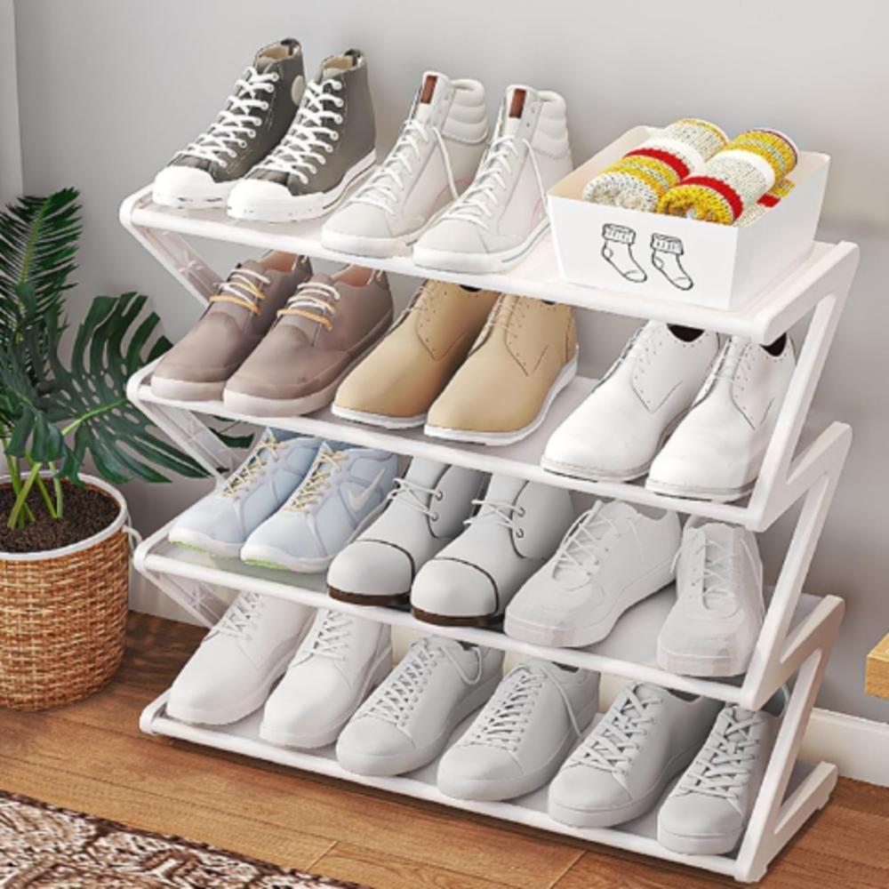 Estante Sapateira 4 Prateleiras Organizador Brinquedos Quarto Lavanderia Porta Objetos Industrial 12 - 4