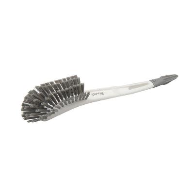 Escova De Mamadeira Premium Clingo - Cinza E Branco