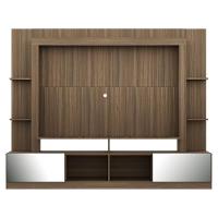 Estante Com Suporte Tv 65" Portas C/ Espelho Oslo Multimóveis V3382 Madeirado/Tenerife - 3