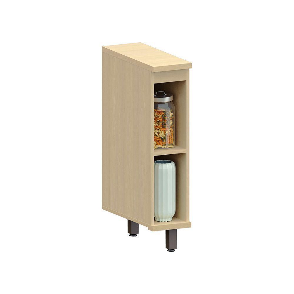 Balcão De Cozinha 100% Mdf 1 Pt 20cm Aura Luciane Móveis Carvalho - 2