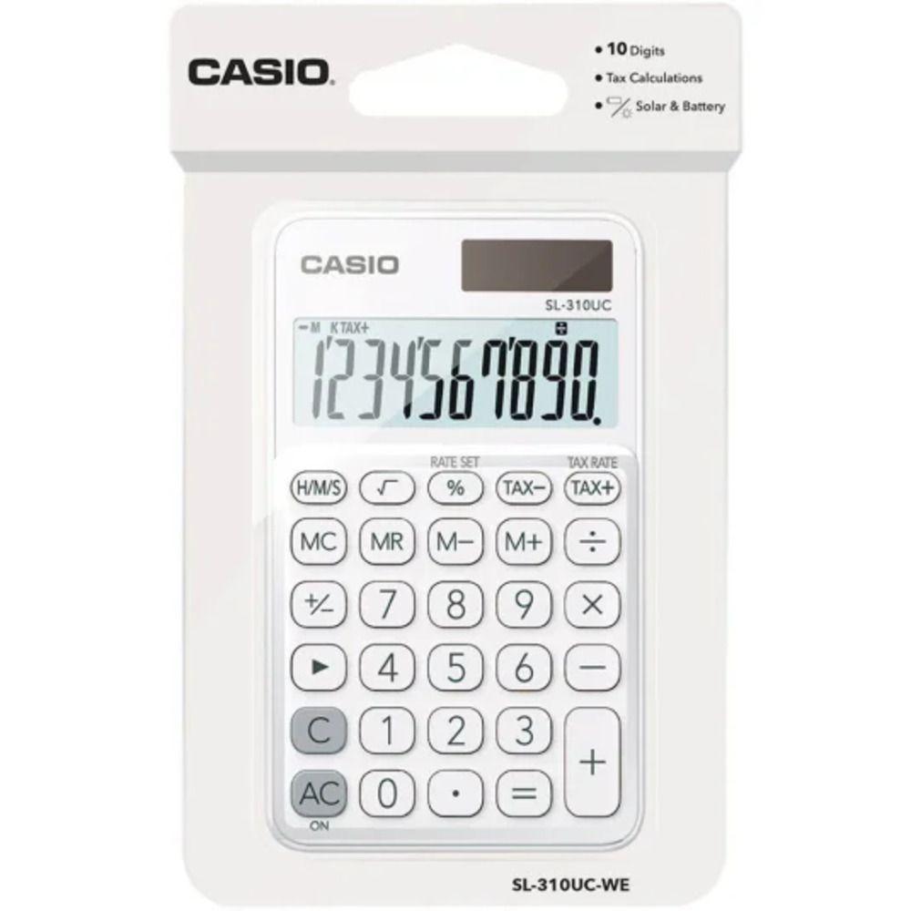 Calculadora De Bolso 10 Digitos Branca - Sl-310uc-bu-w-dc - 2