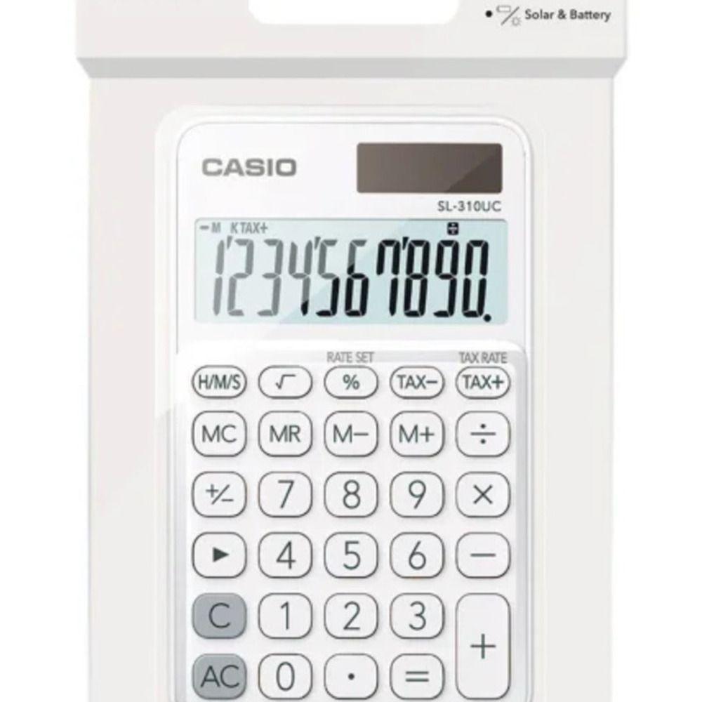 Calculadora De Bolso 10 Digitos Branca - Sl-310uc-bu-w-dc - 3
