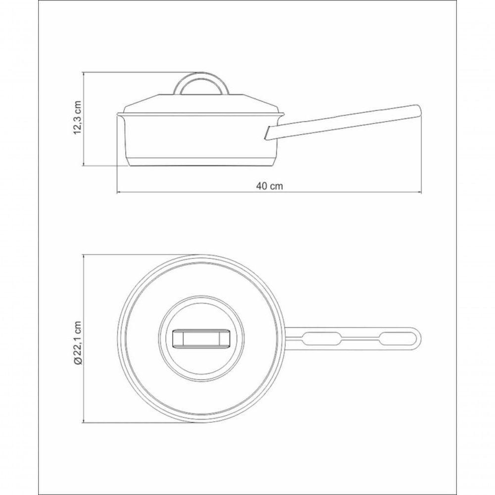 Frigideira Tramontina Solar 20cm Em Aço Inox - 5
