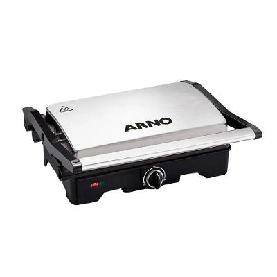 Sanduicheira Grill Arno Dual Inox Gnox 8010000261 Abertura 180 Placas Antiaderentes 110V