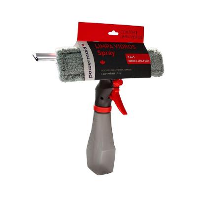 Limpa Vidros Multifuncional 3 Em 1 Com Microfibra - 240ml