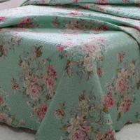 Kit Cobre Leito Colcha Daily Casal 3 Peças Dupla Face Estampado - Floral 57 - 100% Poliéster - 2