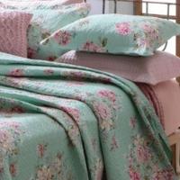 Kit Cobre Leito Colcha Daily Casal 3 Peças Dupla Face Estampado - Floral 57 - 100% Poliéster - 3