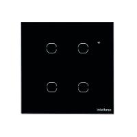 Interruptor Smart Wi-fi Touch 4 Teclas Preto Ews 1004 4850028 - 1