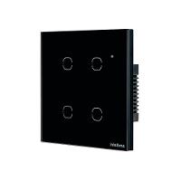 Interruptor Smart Wi-fi Touch 4 Teclas Preto Ews 1004 4850028 - 3