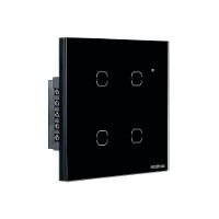 Interruptor Smart Wi-fi Touch 4 Teclas Preto Ews 1004 4850028