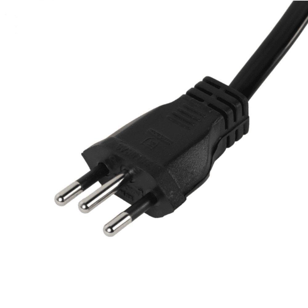 Extensão Elétrica 3 Tomadas Pp Plano 3x0,75 10m Preta - 3