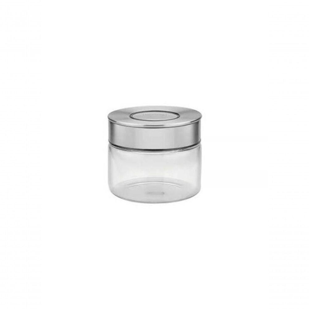 Pote De Vidro Tramontina Purezza Com Tampa De Aço Inox 10cm 0,4 Litros - 1