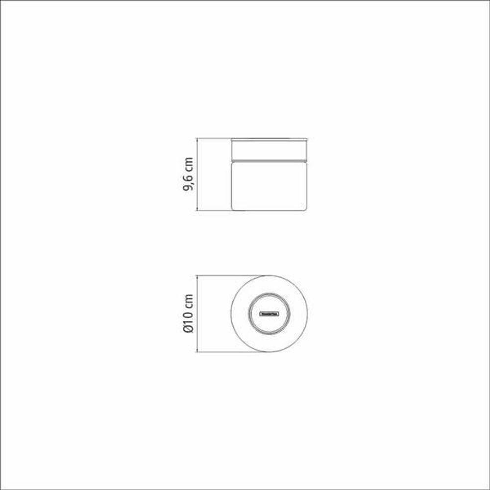 Pote De Vidro Tramontina Purezza Com Tampa De Aço Inox 10cm 0,4 Litros - 5