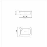 Pote De Vidro Tramontina Vittra 0,64 Litros Com Tampa Hermética De Silicone - 5