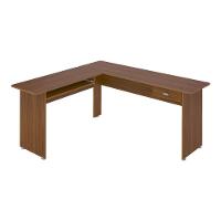 Escrivaninha Em L Com Gaveta Multimóveis Cr25202 Cedro Cedro