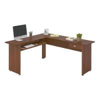 Escrivaninha Em L Com Gaveta Multimóveis Cr25202 Cedro Cedro - 7