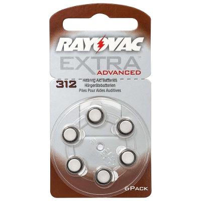 Bateria Auditiva Tamanho 312 Com 6 312aux-6xebra