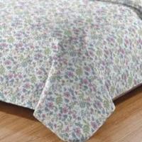 Kit Cobre Leito Colcha Daily Casal 3 Peças Dupla Face Estampado - Floral 56 - 100% Poliéster - 3