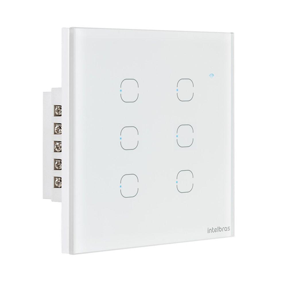 Interruptor Smart Wi-fi Touch 6 Teclas Branco Ews 1006 4850030 - 1