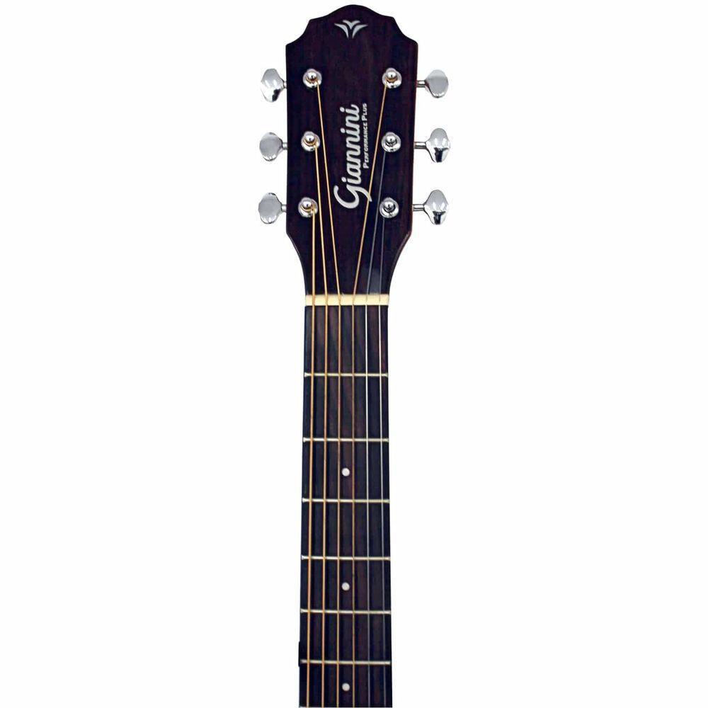 Violão Aço Eletroacústico Giannini Performance Plus Gad Plus Eq Ng - 6