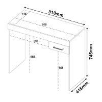 Escrivaninha 91Cm Com 1 Gaveta Multimóveis Cr25203 Pinho Pinho - 5