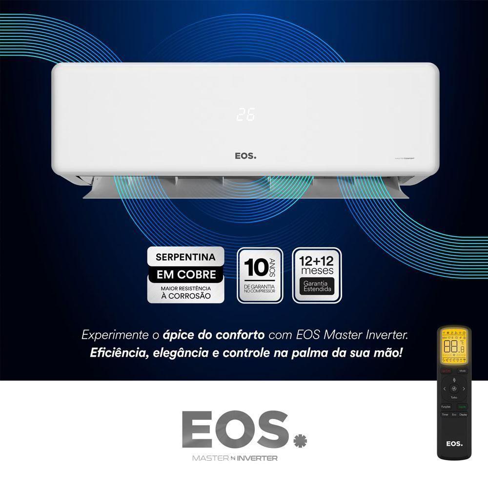 Ar Condicionado Split 9000 BTUs Master Inverter HW R32 Quente E Frio EASM9001IF Eos 220V - 8