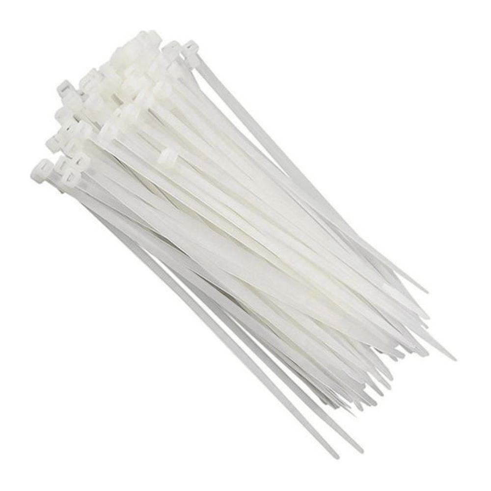 Abracadeira De Nylon Western 3,6 X 15cm Com 100 Unidades Branco - 1