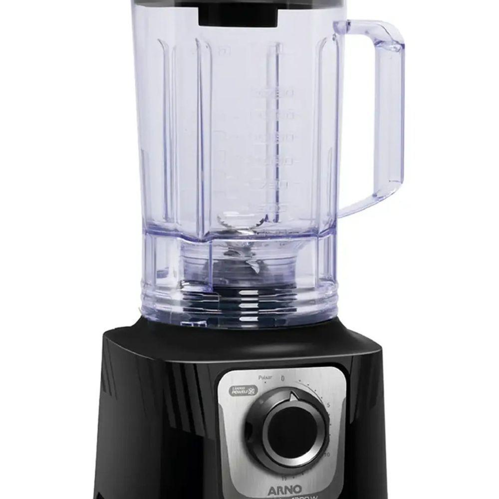 Liquidificador Arno Power Max 15velocidades 1200W - Ln78 - 2720017400 Preto 110V - 6