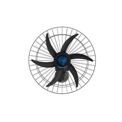 Ventilador de Parede Ventisol 230W Hélice 52cm 6 Pás Preto Falcon 110V e 220V
