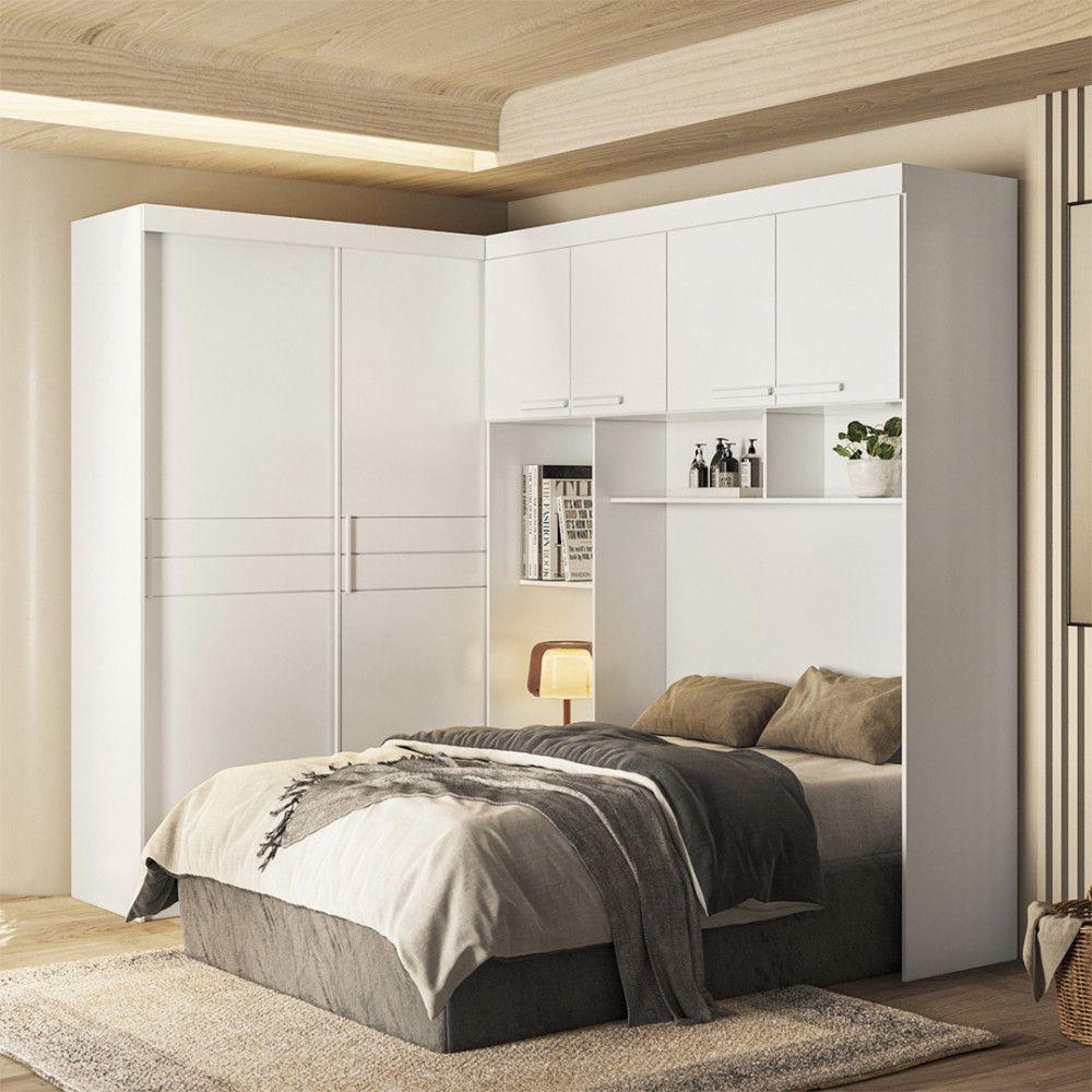 Quarto Modulado Moval Florenca Flex Branco - 1