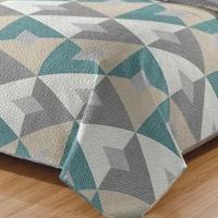 Kit Cobre Leito Colcha Daily Casal 3 Peças Dupla Face Estampado - Modelo 63 - 100% Poliéster - 3