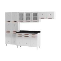 Cozinha De Aço Completa Com Balcão Branco - 8