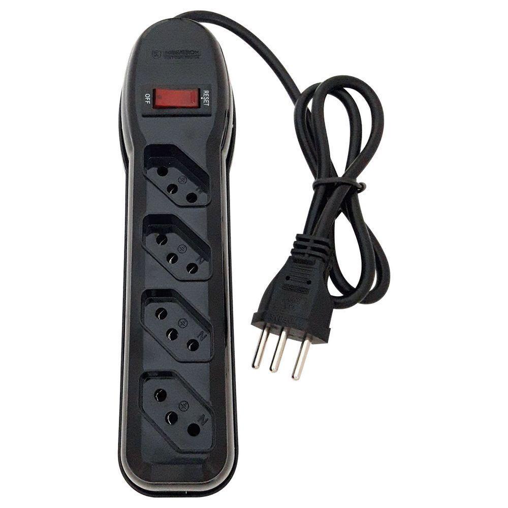 Filtro De Linha 4 Tomadas Pp 0,75, Comprimento 1 Metro - 1