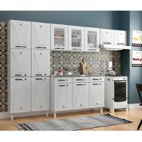 Cozinha De Aço Completa Com Balcão Para Pia Branco - 1