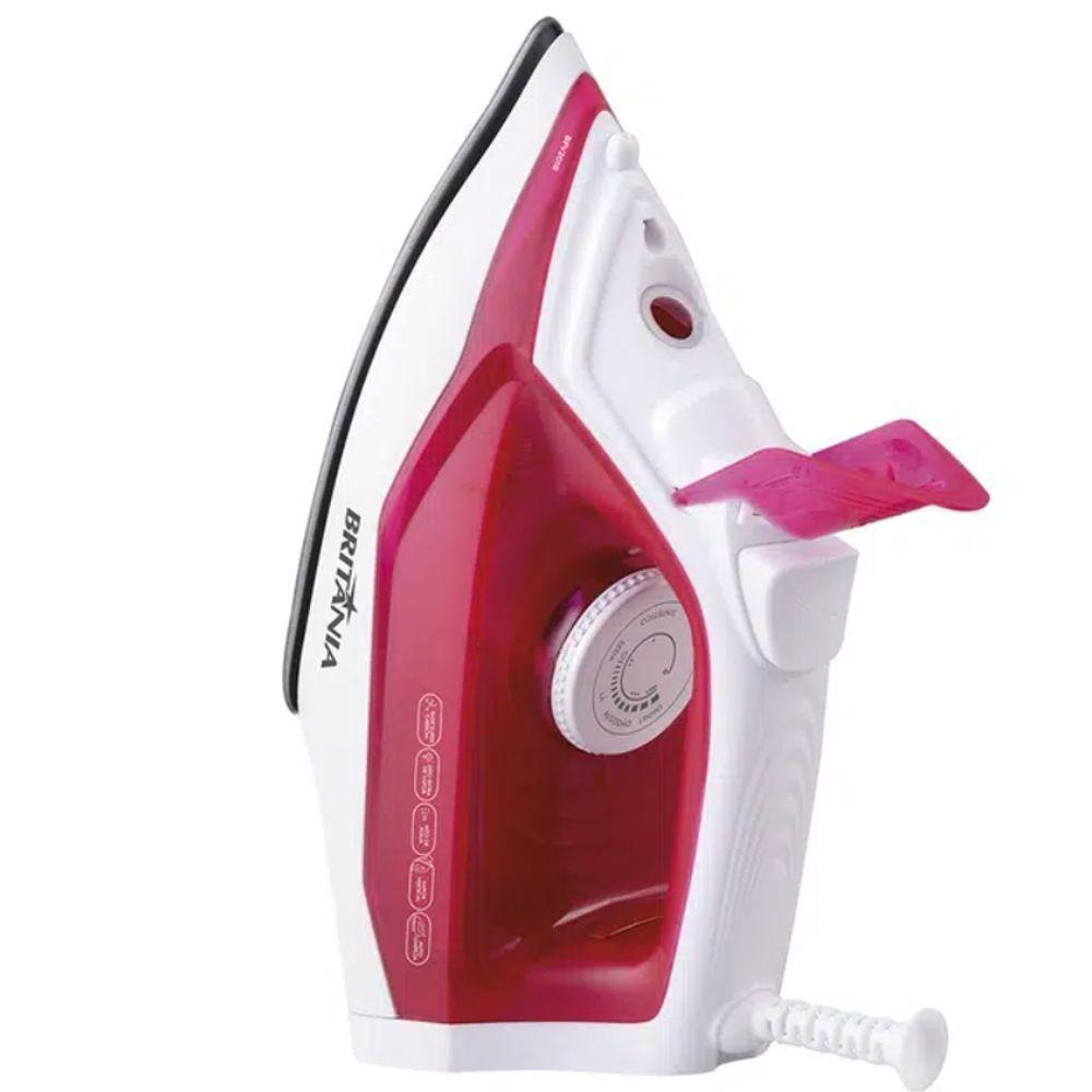 Ferro Britânia Seco E Vapor Antiaderente 2000W Bfv201 - 63602091 Rosa 220V - 2