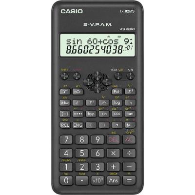Calculadora Científica Casio Fx-82ms-2-s4-dh 240 Funções Preta