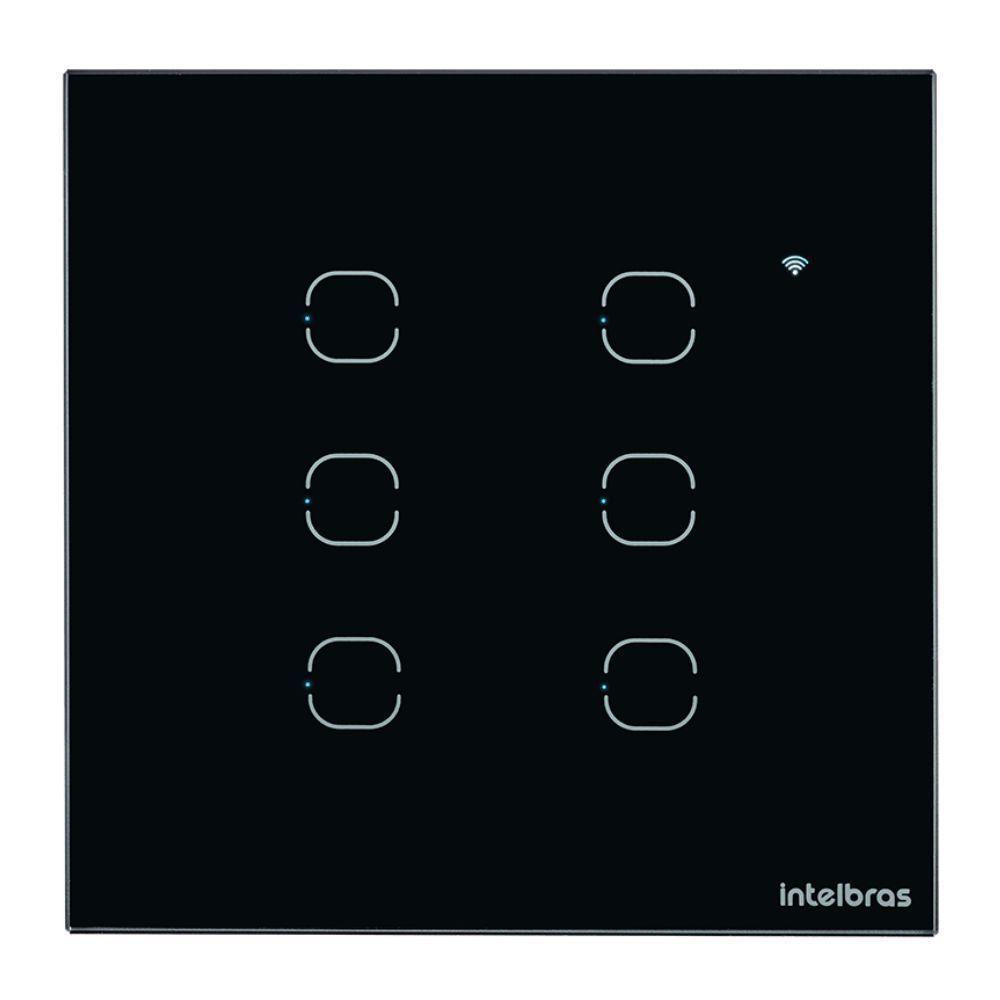 Interruptor Smart Touch Intelbras Wifi Preto - 2