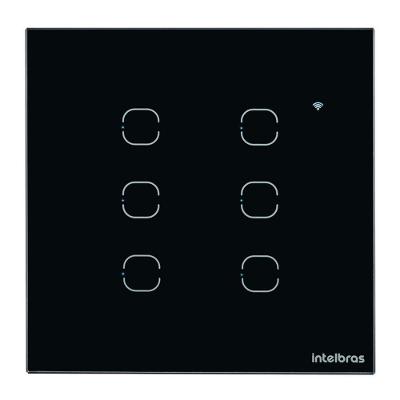 Interruptor Smart Touch Intelbras Wifi Preto