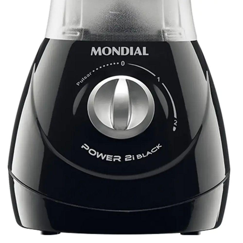 Liquidificador Mondial Power 2i Black 370W - L-29 Preto 110V - 2